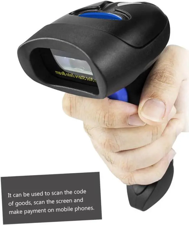Alt view image 6 of 7 - 1pc Scanner Qr Code Scanner Symbol Scanner Supermarket Barcode Scanner Abs Scanning Supply Practical Bar Code Reader Qr Reader Scanner Handheld Accessories Barcode Reader