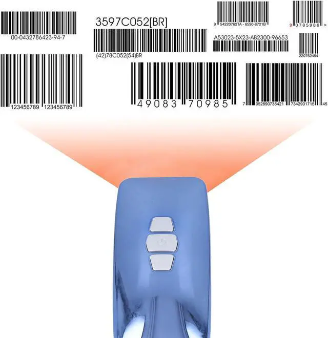 Alt view image 3 of 7 - Barcode Scanner, 3 in 1 Bluetooth Usb Wired 2.4g Wireless Barcode Scanner Portable Handheld Bar Code Scanner with 3 Upload Modes For Windows,for Android,for Ios, Tablet, Computer, Laptop