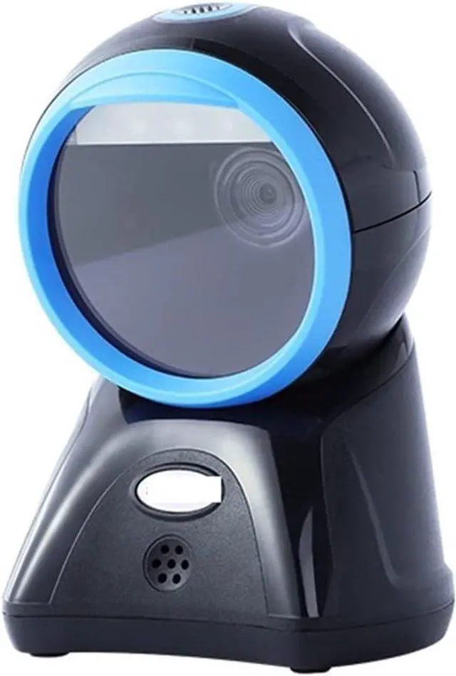 Alt view image 4 of 7 - Automatic Barcode Scanning System Barcode Scanner Scan Engine 2D Barcode Scanner Platform Supermarket Special Cashier Scanner Commodity Catering Scanner SH-7400 (Color : Blue-USB)