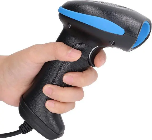 Alt view image 6 of 7 - 1D 2D Barcode Scanner Wired Handheld Bar Code Scanner Gun with USB Cable for Supermarket Library Retail Store Pharmacy