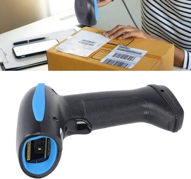 Alt view image 3 of 7 - 1D 2D Barcode Scanner Wired Handheld Bar Code Scanner Gun with USB Cable for Supermarket Library Retail Store Pharmacy