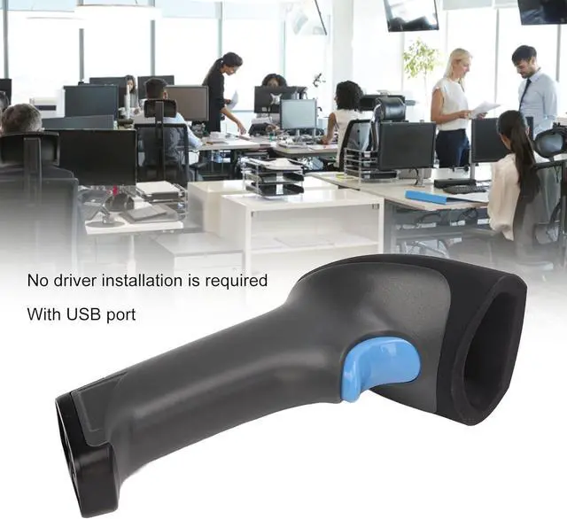 Alt view image 5 of 7 - FTVOGUE Wired Barcode Scanner, Anti Drop 2D Barcode Scanner, 2D Handheld Bar Code Reader Scanner for Supermarket Library, Scanning Device