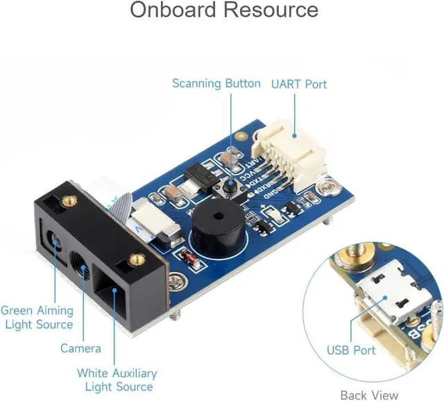 Alt view image 6 of 7 - 2D Codes Scanner Module (C) Supports High Accuracy Barcode Scanning Barcode/QR Code Reader