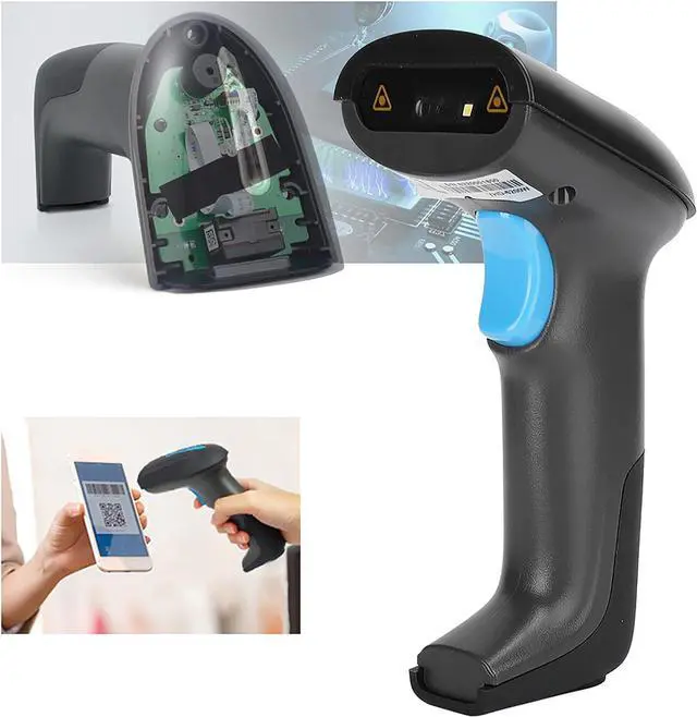 Alt view image 5 of 7 - 753 Bluetooth Barcode Scanner for Warehouses,Barcode Scanner Wireless QR Code LED Reader QR Bar Code Scanner for Bluetooth for AndroidWindows (Wireless 2D Scanner YHD-6200W)