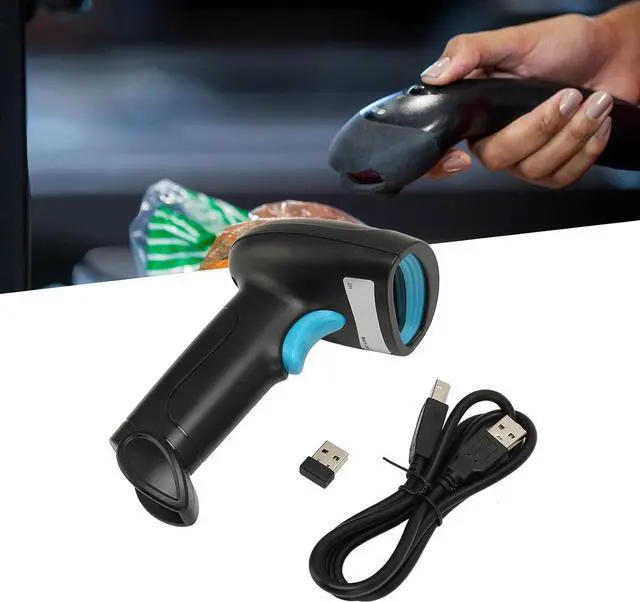 Alt view image 3 of 7 - Cyrank 1D Scanner, High Speed Decoding Responsive Barcode Scanner Plug and Play Barcode Reader