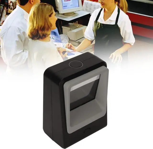 Alt view image 3 of 7 - High Sensitivity 1D 2D Code Scanner Desktop Wired Barcode Scanner for Supermarkets Shops
