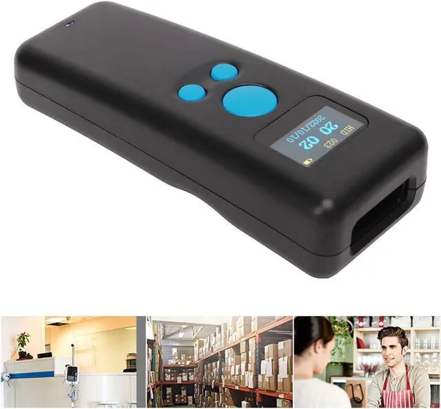 Alt view image 5 of 7 - USB Bar Code Reader, Bluetooth Barcode Scanner Fast Decoding 2 Upload Mode Interference Resistant with 2.4G Receiver for Store(2D M8D)