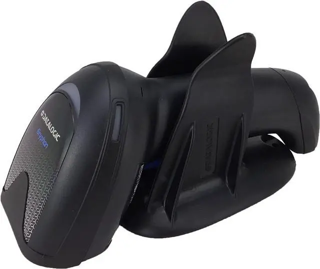 Alt view image 2 of 6 - Datalogic Gryphon GD4590-HD Handheld 2D/1D Barcode Scanner, Includes Desk/Wall Mount Multi-Purpose Holder and USB Cable