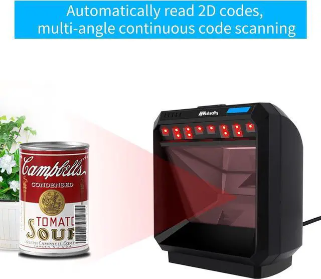 Alt view image 5 of 7 - Save 15% on Alacrity Bluetooth Barcode Scanner Portable 1D USB Laser Mini Bar Code Reader + Handsfree 2D Omnidirectional Barcode Scanner