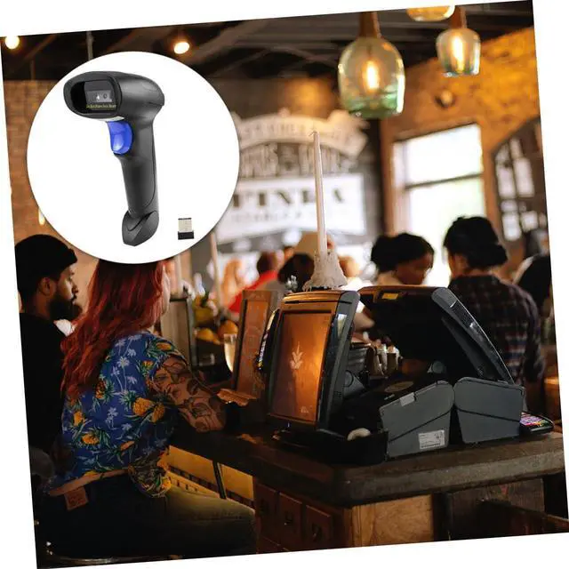 Alt view image 4 of 7 - Tofficu 1pc Scanner Barcode Scanning Machine Supermarket Barcode Scanner Barcode Scanner Qr Accessory Scanner for Supermarket Scanner for Qr Accessories Electronic Component Wired
