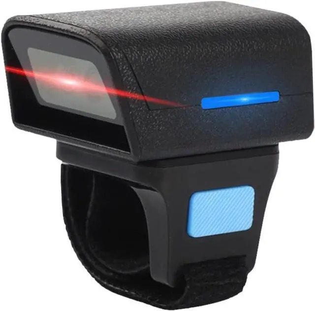 Main image of Barcode Scanner,HUIOP Wearable Ring Type Barcode Scanner USB Wired+2.4G+BT Three-Mode Connection Support One-Dimensional Barcode/QR Code Scanning