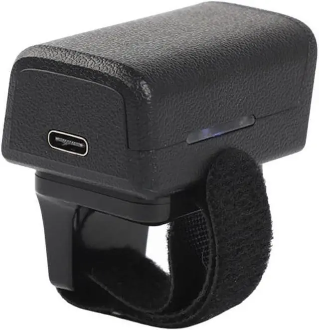 Alt view image 6 of 7 - Barcode Scanner,HUIOP Wearable Ring Type Barcode Scanner USB Wired+2.4G+BT Three-Mode Connection Support One-Dimensional Barcode/QR Code Scanning