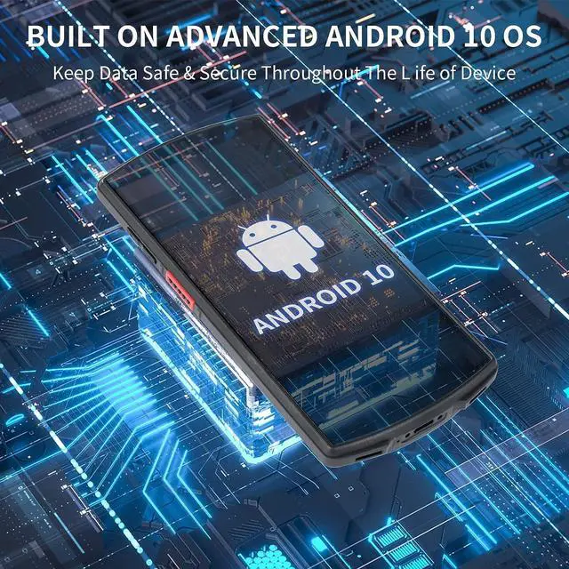 Alt view image 4 of 7 - Android Barcode Scanner with Case Mobile Handheld Computer with 1D /2D Barcode Scanner 4+64GB Rugged PDA Data Terminal Honeywell-N6603 Scanner Engine for Warehouse