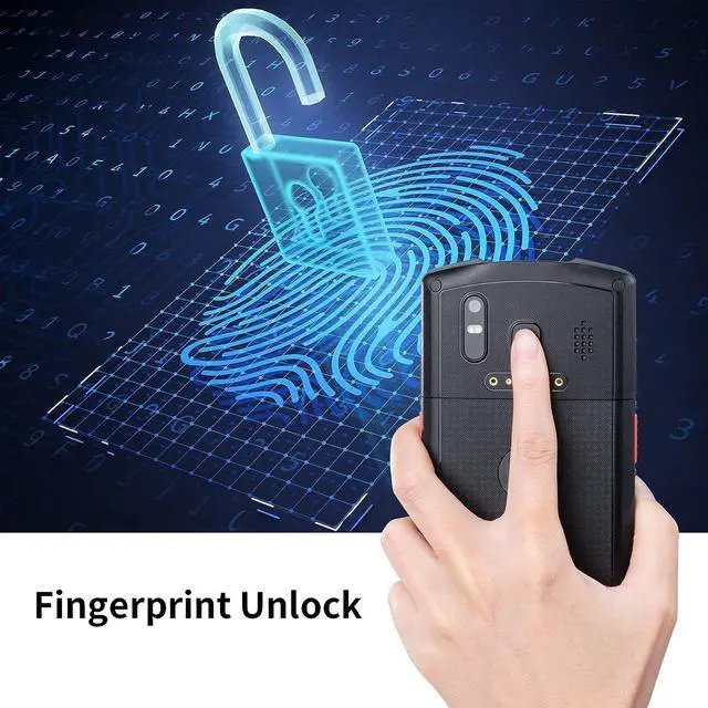 Alt view image 5 of 7 - Android Barcode Scanner with Case Mobile Handheld Computer with 1D /2D Barcode Scanner 4+64GB Rugged PDA Data Terminal Honeywell-N6603 Scanner Engine for Warehouse