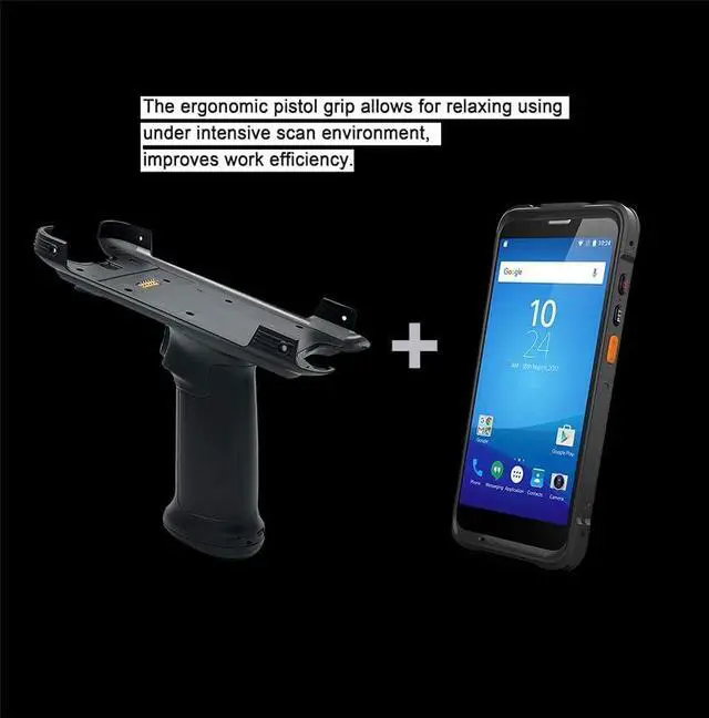 Alt view image 6 of 6 - Rugged Handheld Data Terminal Android 11 Barcode Scanner 5.5" Touchscreen PDA with Zebra 2D Scan Engine, Wi-Fi 6 & Bluetooth, for Warehouse Inventory