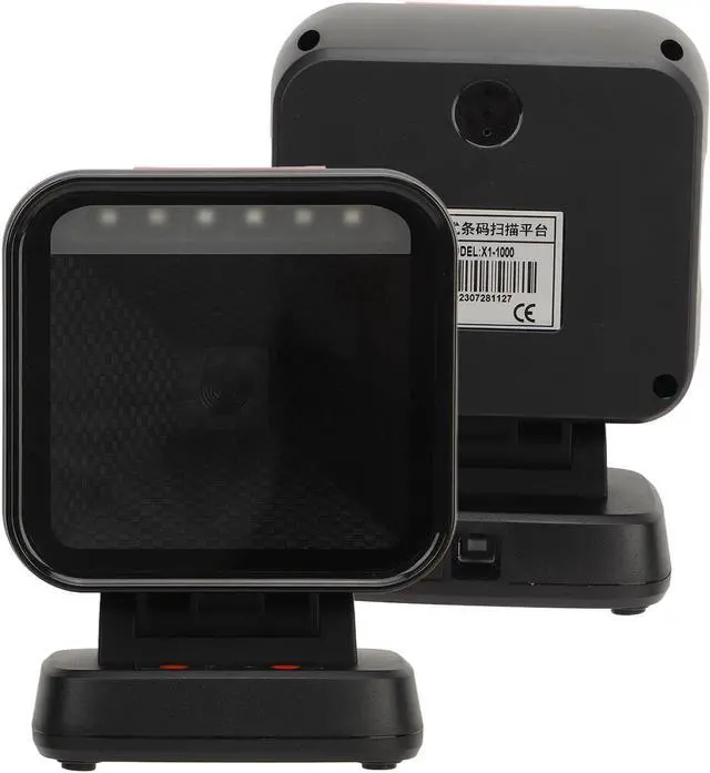 Alt view image 3 of 7 - High Speed 1D 2D Barcode Reader for Supermarkets. Desktop Barcode Scanner with Large Window Reliable Recognition. Compatible with Win7 8 10OS X