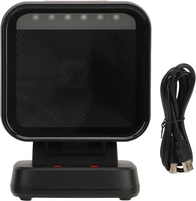 Alt view image 5 of 7 - High Speed 1D 2D Barcode Reader for Supermarkets. Desktop Barcode Scanner with Large Window Reliable Recognition. Compatible with Win7 8 10OS X