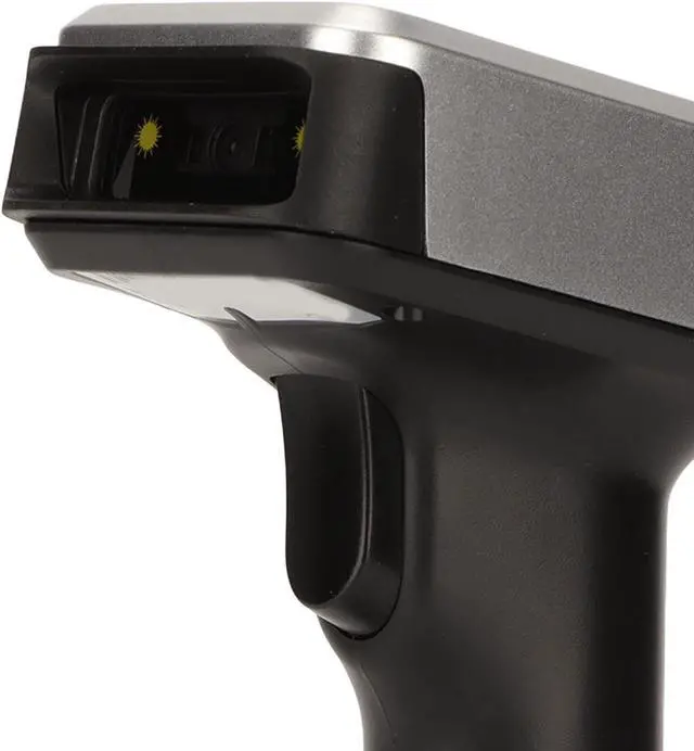 Alt view image 7 of 7 - Wireless Barcode Scanner, 2.4GHz Wireless Wired 3 Modes Handhold 1D 2D Bar Code Scanner with 1.8in LCD Screen Display and Charging Base, 492ft Transmission