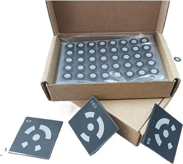 Alt view image 2 of 5 - TAITUS 3D Scanner Hand-held 3D Scanner 3D Magnetic Mark Point Sticker Point Reflective Positioning Point Paper 100dots (Color : Inner6out10(1000), Size : Large)