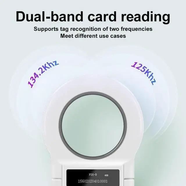 Alt view image 4 of 7 - Yanzeo AR180C Pet Microchip Reader 134.2KHz Pet ID Reader Cat Dog Microchip Scanner FDX-B(ISO 11784/11785)