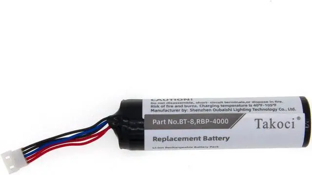 Alt view image 3 of 7 - 2-Pack Youejoeq BT-8 Battery Replacement Battery for Gryphon/Datalogic GM4100 GM4130 GM4400 GM4430 GBT4400 GBT4430,fits Part Number RBP-4000 BT-8 128000894 3400mAh