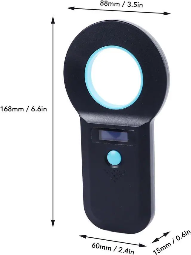 Alt view image 3 of 7 - Portable Handheld Pet Microchip ID Tag Scanner with Efficient Multifunctional Animal Chip Reader Quick and Accurate Identification