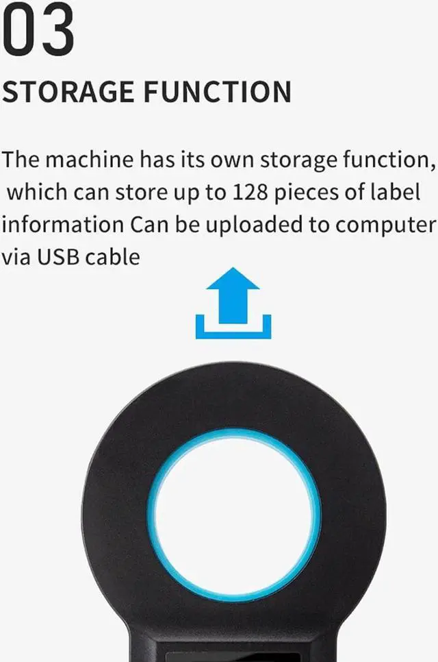 Alt view image 5 of 7 - Portable Handheld Pet Microchip ID Tag Scanner with Efficient Multifunctional Animal Chip Reader Quick and Accurate Identification