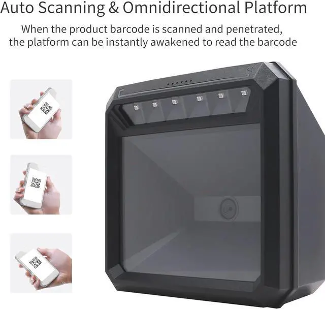 Alt view image 2 of 7 - BISOFICE 1D 2D Barcode Scanner QR Bar Code Reader Module Scanner CMOS Image USB Port Connection Omnidirectional Platform Auto Scanning High Scanning Speed 4m/s