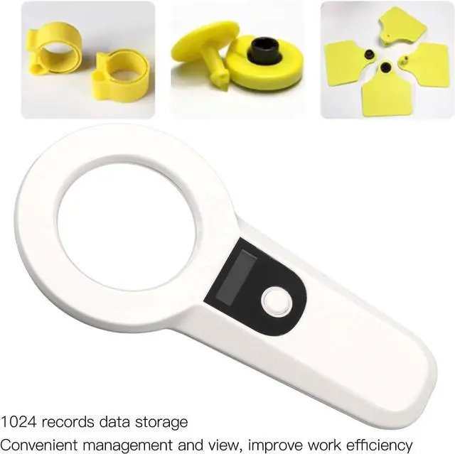 Alt view image 2 of 7 - Animal Chip Scanner PortableScanner Efficient Reading 1024 Records Data Storage Wireless Connection Pet ID Reader for Dog Cat Pig