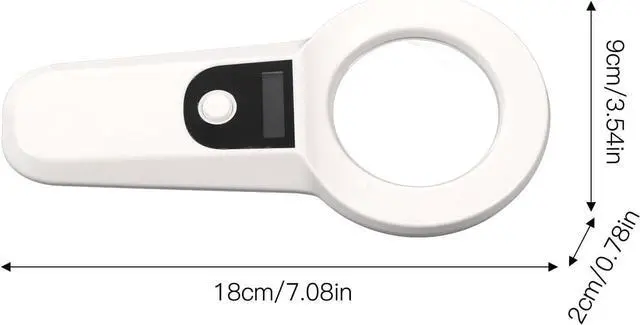 Alt view image 6 of 7 - Animal Chip Scanner PortableScanner Efficient Reading 1024 Records Data Storage Wireless Connection Pet ID Reader for Dog Cat Pig