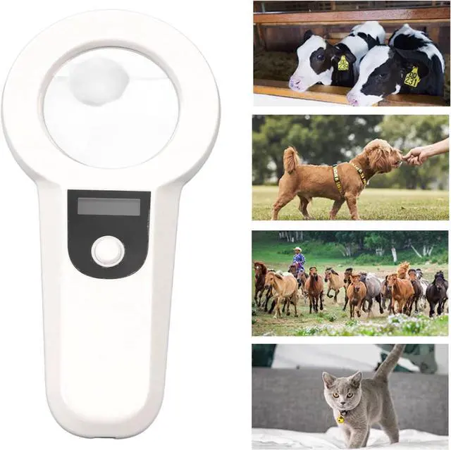 Alt view image 5 of 7 - Animal Chip Scanner PortableScanner Efficient Reading 1024 Records Data Storage Wireless Connection Pet ID Reader for Dog Cat Pig