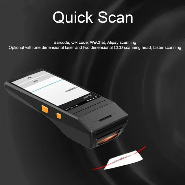 Alt view image 3 of 7 - Barcode Scanner, Support 8MP Camera 100-240VAC Data Terminal 64 Bit Processor IP65 GPS with NFC Scanning Data Collection for Pharmaceutical (US Plug)