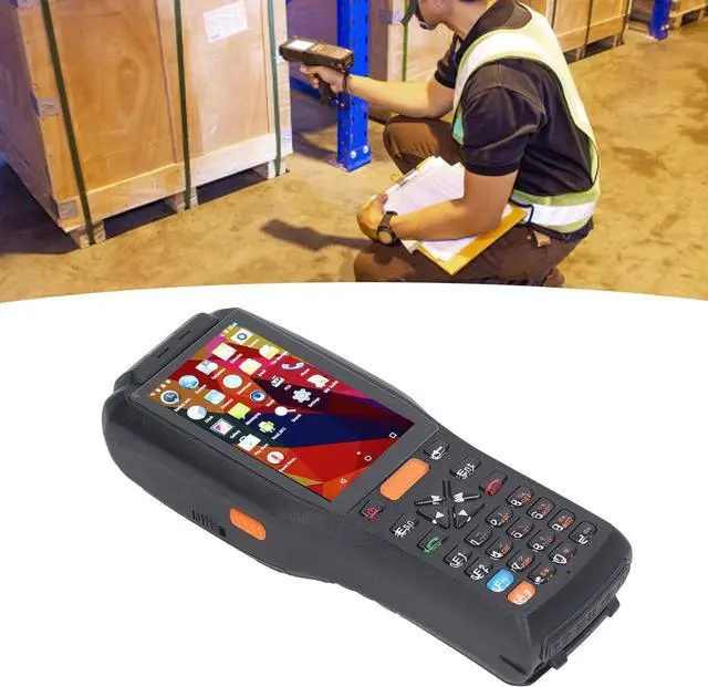 Alt view image 4 of 7 - Mxzzand Barcode Scanner Printer, 5MP Camera Easy Operation Multifunctional Wide Application Handheld PDA Printer 100-220VAC for Grocery Stores (US Plug)