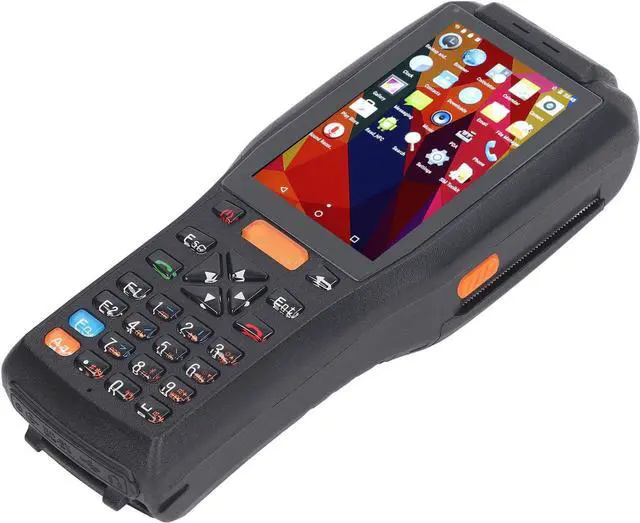 Alt view image 3 of 7 - Mxzzand Barcode Scanner Printer, 5MP Camera Easy Operation Multifunctional Wide Application Handheld PDA Printer 100-220VAC for Grocery Stores (US Plug)