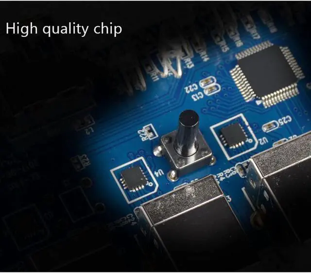 Alt view image 6 of 7 - Ennovor 4 Ports Splitter - Multifuncional Keyboard Mouse Synchronizer Controller, KVM Metal Switcher, USB2.0 Full Speed Technology 12Mbps Controller, for Windows/Linux/Android/Netware System