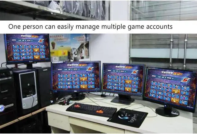 Alt view image 2 of 7 - Ennovor 4 Ports Splitter - Multifuncional Keyboard Mouse Synchronizer Controller, KVM Metal Switcher, USB2.0 Full Speed Technology 12Mbps Controller, for Windows/Linux/Android/Netware System