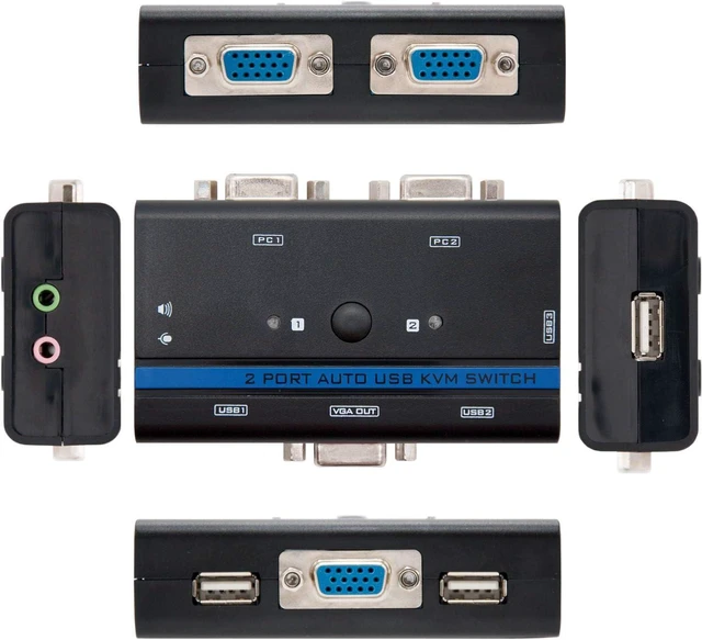 Main image of VGA USB KVM Switch Cable 1U - 2PC