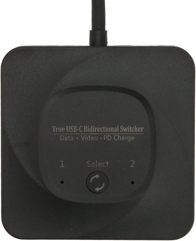 Main image of USB C 2 in 1 Output 8K 60Hz HD Type C Bi Direction er Splitter, Two Computers Sharing one Monitor, USB Hub with Power Indicator for PCs