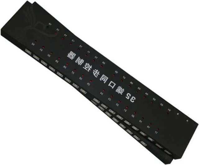 Main image of Ennovor 32 Ports Synchronizer - Multifuncional USB Keyboard Mouse Synchronizer Controller, KVM Metal Switcher Black, USB2.0 Full Speed Technology 12Mbps DNF Controller