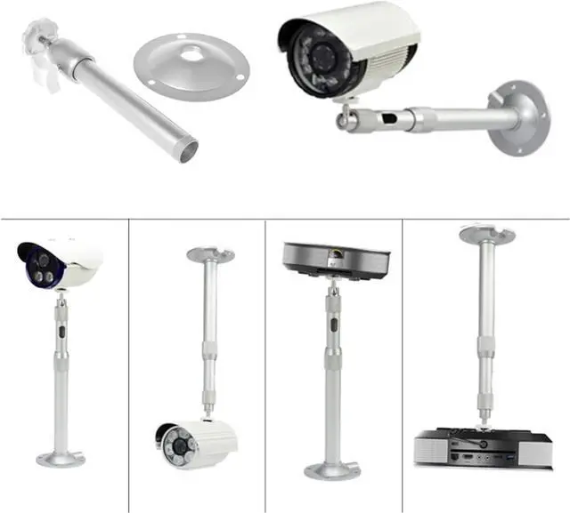 Alt view image 6 of 6 - HIHELO Tripod for Projector 360 Degree Adjustable Projector Ceiling Mount Stand Wall Projector Bracket Metal DJ Stand