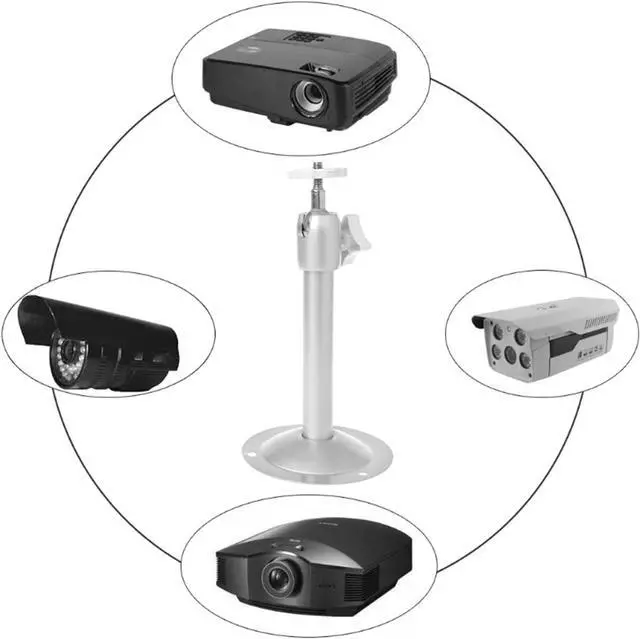 Alt view image 5 of 6 - HIHELO Tripod for Projector 360 Degree Adjustable Projector Ceiling Mount Stand Wall Projector Bracket Metal DJ Stand
