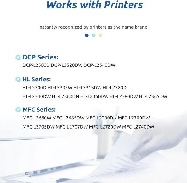 Alt view image 2 of 7 - INK E-SALE Compatible TN660 Toner Cartridge and DR630 Drum Set Replacement (1D+3T) for Brother MFC-L2700DW HL-L2340DW HL-L2300D HL-L2380DW DCP-L2540DW DCP-L2520DW MFC-L2740DW MFC-L2720DW Printer
