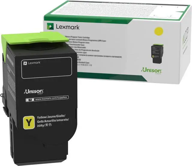 Main image of LEXMARK 78C1XY0 Yellow Extra High Yield Return Program Toner Cartridge