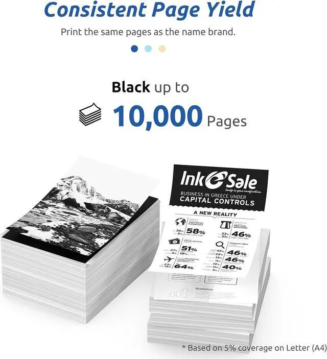 Alt view image 2 of 6 - 057H 057 Black High Capacity Toner Cartridge [with Chip] Compatible Replacement for Canon Cartridge 057 H 057 ImageCLASS MF455dw MF445dw LBP226dw MF448dw LBP227dw LBP228dw MF449dw Printer Ink, 2 Pack