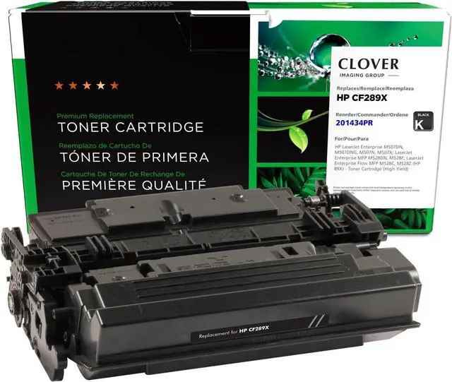 Main image of Clover Imaging GroupCIG Remanufactured Black High Yield Toner Cartridge Replacement for HP 89X (CF289X)