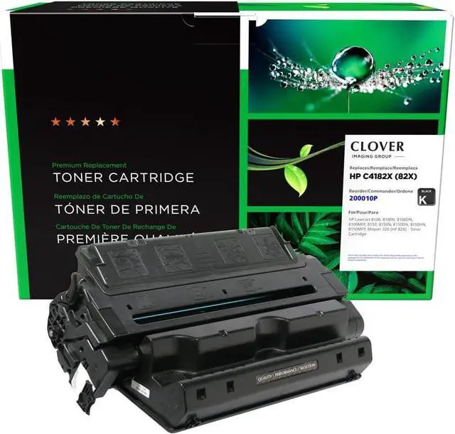 Main image of Clover Remanufactured Toner Cartridge Replacement for HP C4182X (HP 82X) | Black