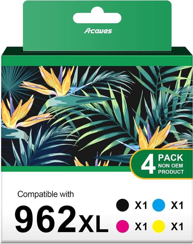 Main image of Ink 962XL Black and Color Combo Pack  962 XL Ink Cartridges HP962XL Replacement  9010 Ink Cartridges Work for OfficeJet Pro 9010 9015 9018 9020 9025 Printers (Black, Cyan, Magenta, Yellow)