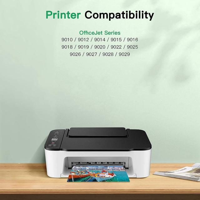 Alt view image 2 of 6 - Ink 962XL Black and Color Combo Pack  962 XL Ink Cartridges HP962XL Replacement  9010 Ink Cartridges Work for OfficeJet Pro 9010 9015 9018 9020 9025 Printers (Black, Cyan, Magenta, Yellow)