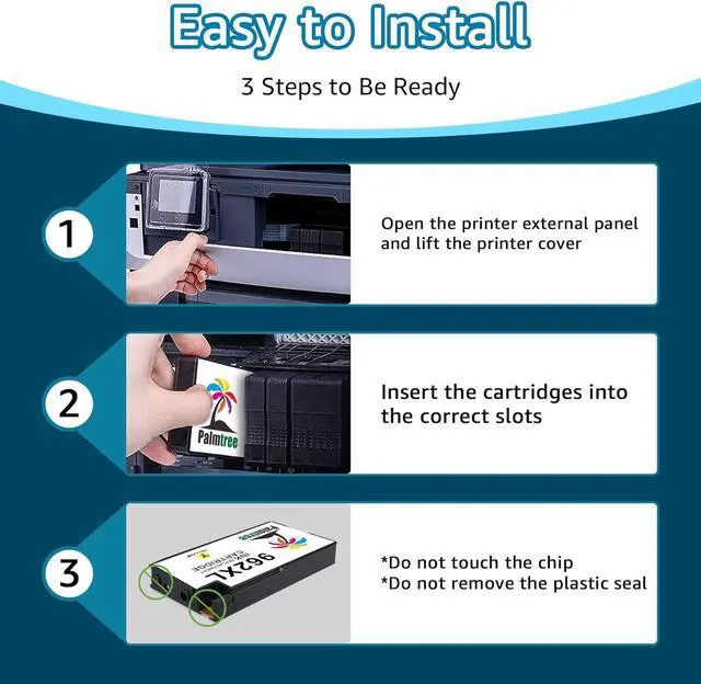 Alt view image 7 of 7 - Palmtree Remanufactured Ink Cartridge Replacement  962XL Ink Cartridges Combo Pack  OfficeJet Pro 9010 9020 9015 9018 9025 9012 9019 9016 9014 9027 9022 9026 9028 9029 Printer (4-Pack)