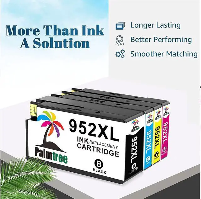 Alt view image 5 of 6 - 952XL Higher Yield Ink Cartridge Replacement  952 XL Ink Cartridges  Officejet Pro 8710 8720 8702 7740 7720 8715 8725 8730 8740 8200 8210 Printer(4-Pack)